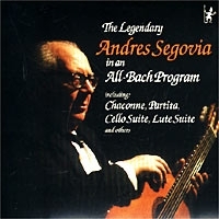 The Segovia Collection Volume 1 Bach артикул 1333b.